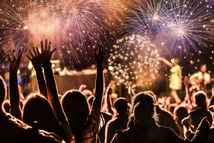 New Year celebration uk